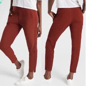 Athleta Brooklyn Ankle Pant Cinnamon Red